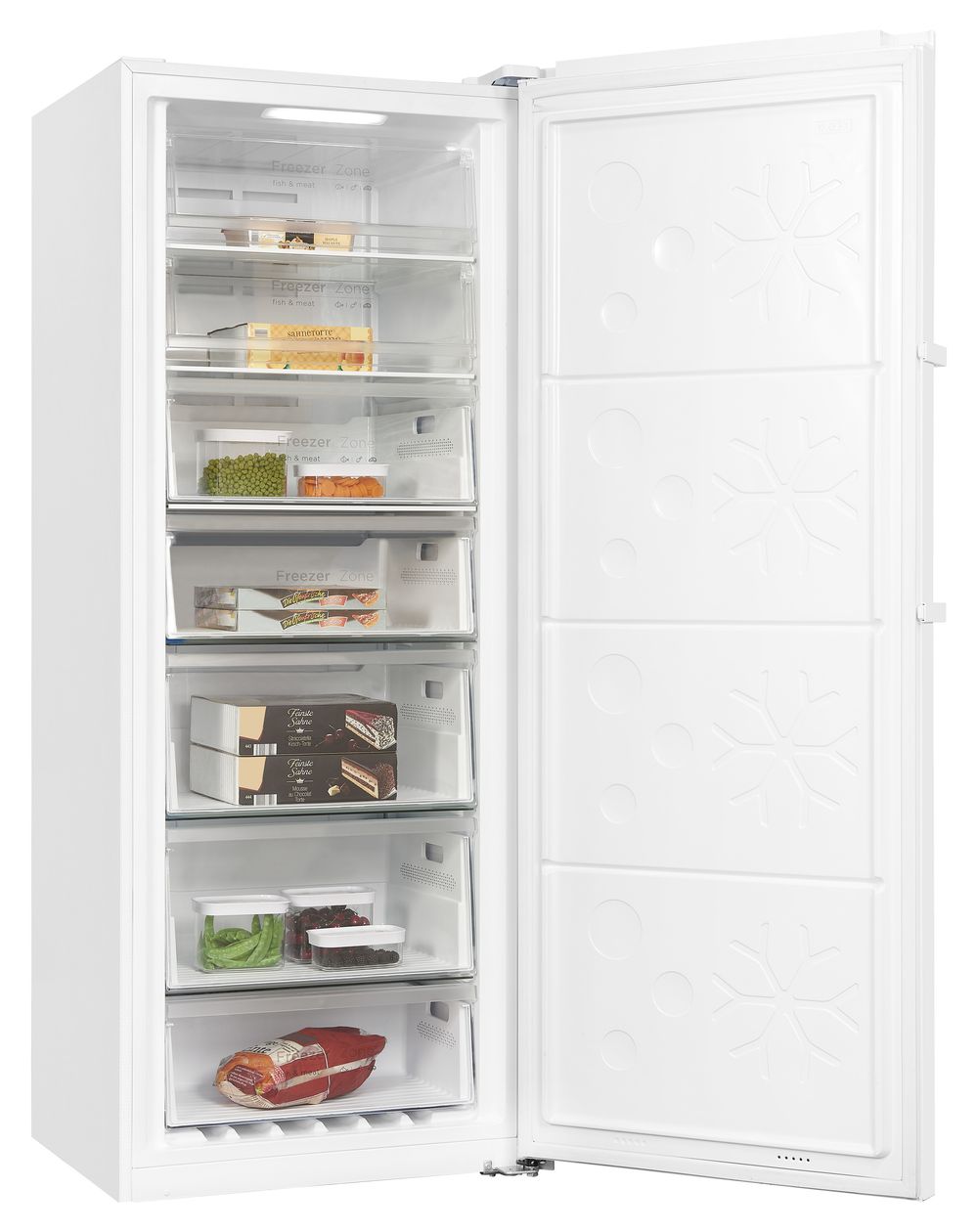 GS380-NF-H-050E 380 l Gefrierschrank 282 kWh Jahr NoFrost  (Weiß) 