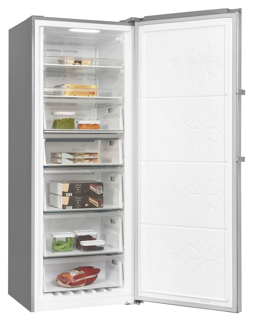 GS380-NF-H-050E 380 l Gefrierschrank 282 kWh Jahr NoFrost  (Silber) 