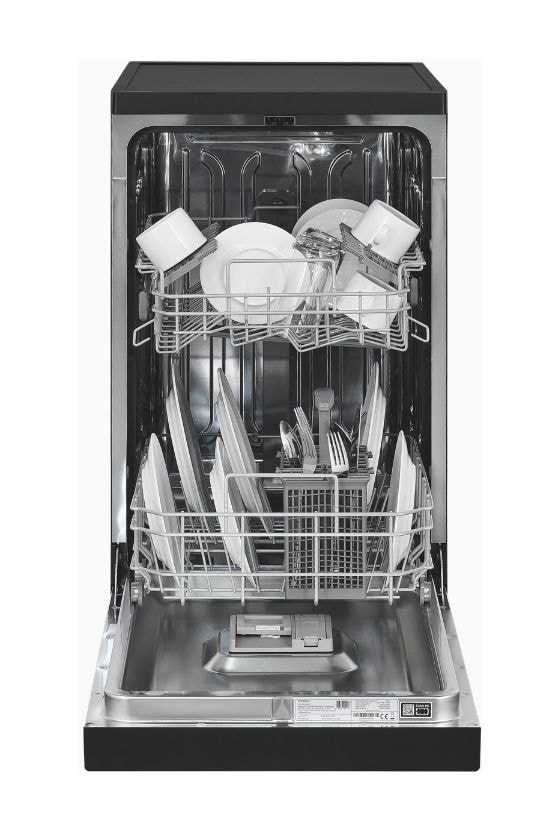 GSP9109-451D 45 cm Geschirrspüler teilintegriert (ohne Front) Leise 9 Maßgedecke aquaStop Funktion 