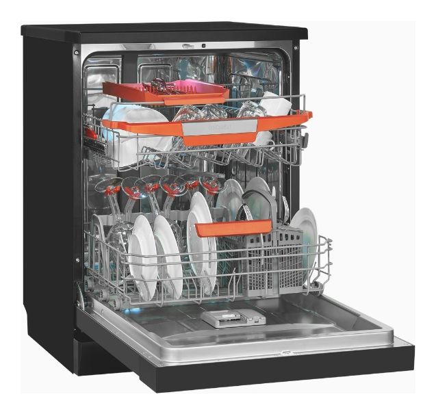 GSP9614-030B 60 cm Geschirrspüler unterbaufähig Sehr leise 14 Maßgedecke aquaStop Funktion 