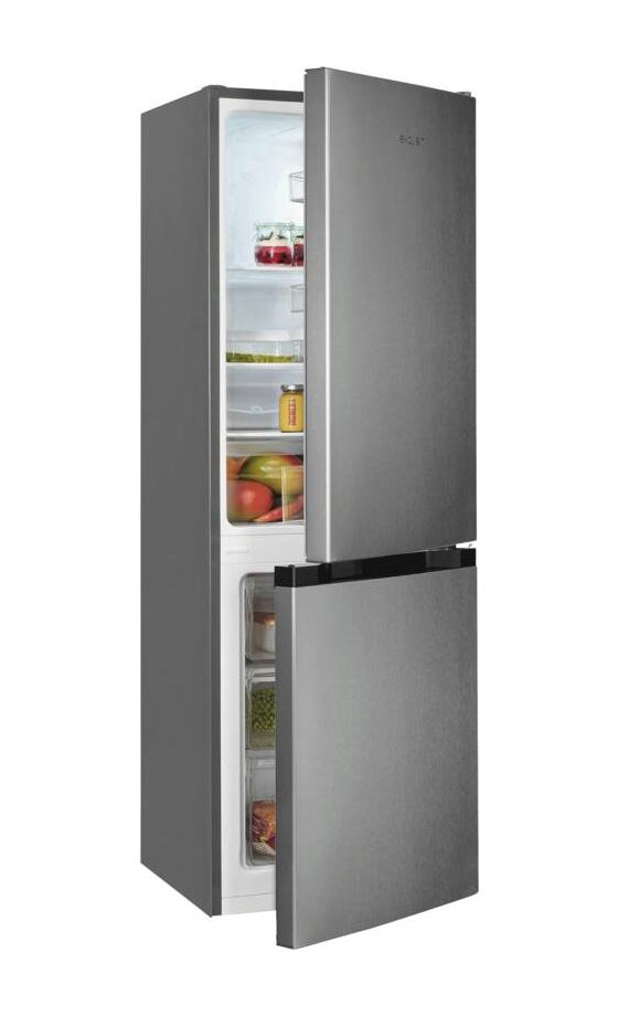 KGC231-60-E-050C 109 l / 48 l Kühl-Gefrierkombi freistehend 121 kWh Jahr  (Schwarz, Edelstahl) 