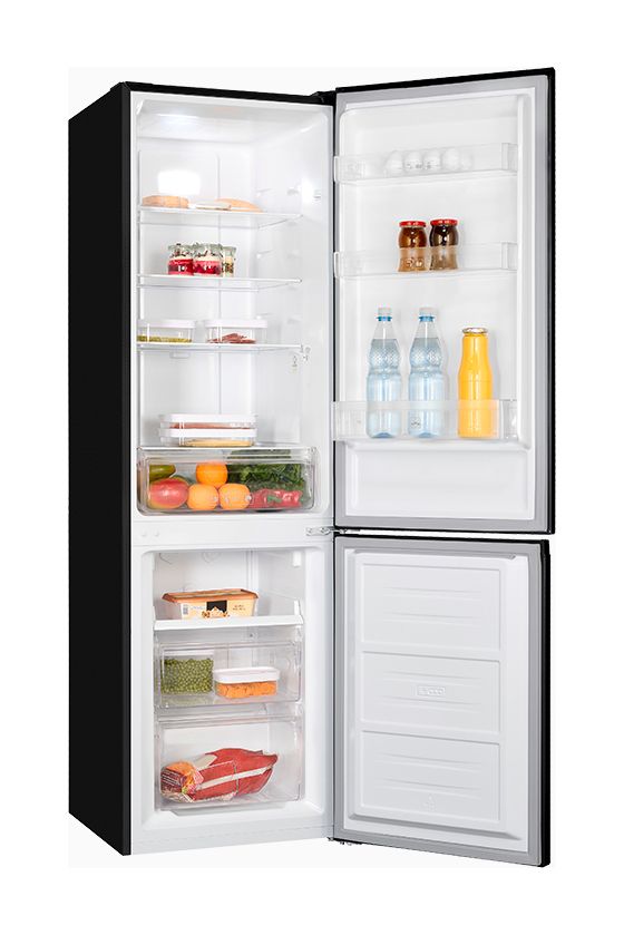 KGC265-70-NF-040C 182 l / 71 l Kühl-Gefrierkombi freistehend NoFrost 141 kWh Jahr  (Schwarz) 