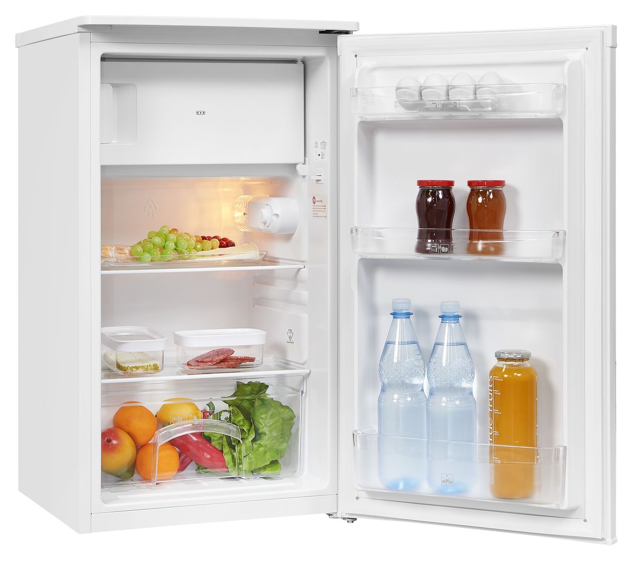 KS117-3-040E 70 l Tischkühlschrank EEK: E 135 kWh Jahr  (Weiß) 