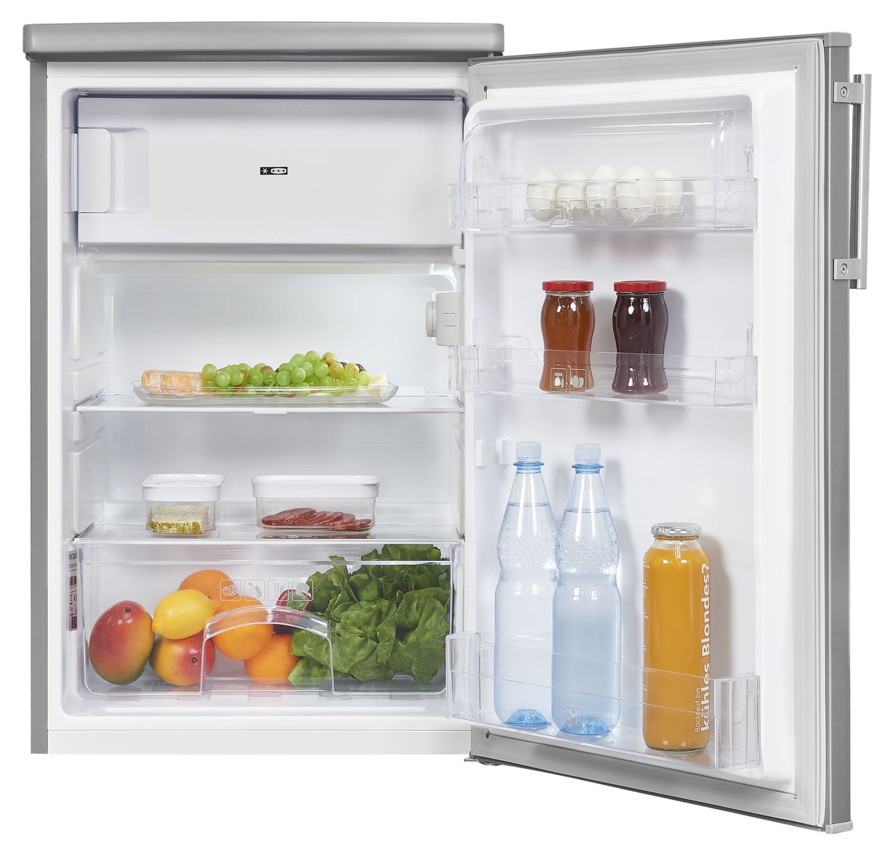 KS16-4-HE-040D 95 l Tischkühlschrank EEK: D 111 kWh Jahr  (Edelstahl) 