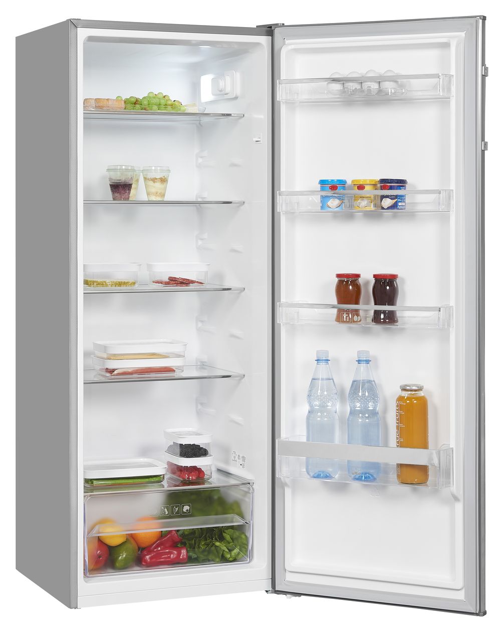 KS320-V-H-040E 242 l Kühlschrank freistehend EEK: E 104 kWh Jahr  (Edelstahl) 