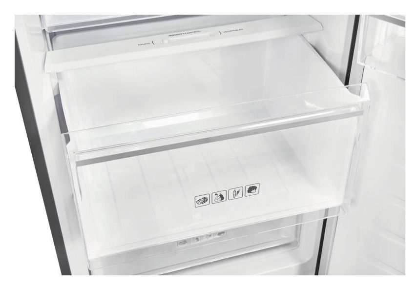 KS360-V-He-040d 359 l Kühlschrank freistehend EEK: D 94 kWh Jahr NoFrost  (Edelstahl) 