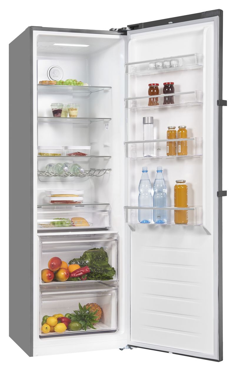 KS360-V-HE-040E 359 l Kühlschrank freistehend EEK: E 118 kWh Jahr NoFrost  (Edelstahl) 