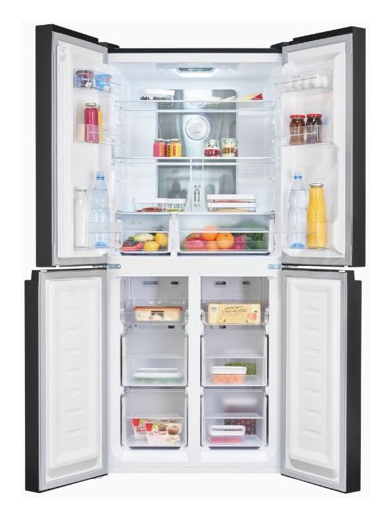 MD425-150-040C Side-by-Side Kühl-/ Gefrierkombination 271 l / 150 l 182 kWh NoFrost 1800 mm x 795 mm (Anthrazit, Edelstahl) 