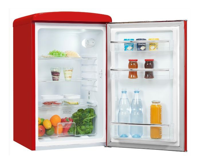 RKS120-V-H-160E 122 l Tischkühlschrank EEK: E 89 kWh Jahr  (Rot) 