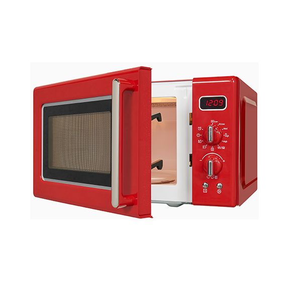 RMW720-3GDIG Standgeräte Solo 700 W Größe: klein 5 Stufen Grill  (Rot) 