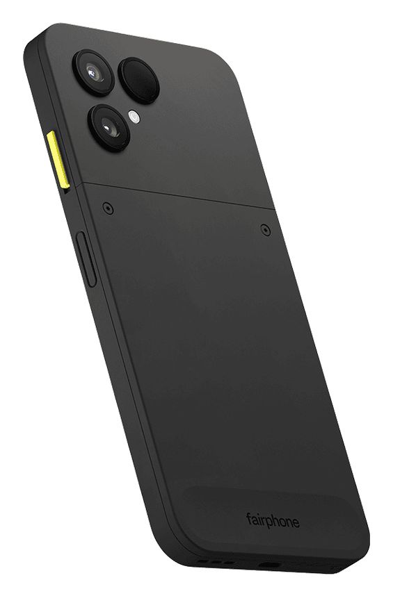 The Fairphone (6.Gen) 256 GB 5G Smartphone 16 cm (6.31") Android 50 MP Dual Kamera Dual Sim WiFi 6E (Horizon Black) 