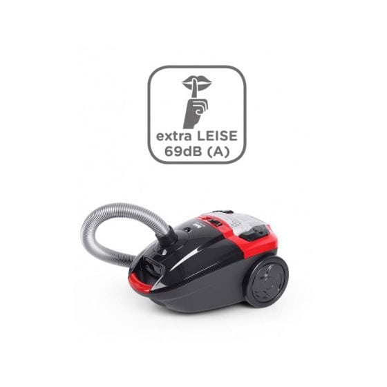 Red Vac Power Bodenstaubsauger 700 W HEPA  (Schwarz, Rot) 