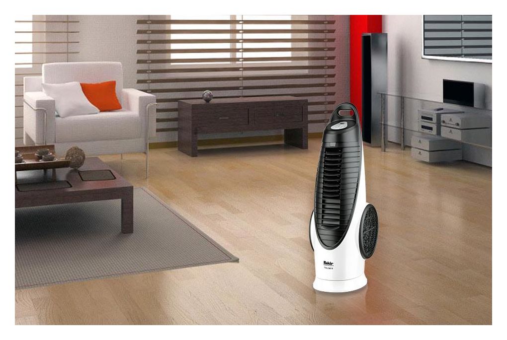 TVL90S Turmventilator Stand  (Schwarz, Weiß) 