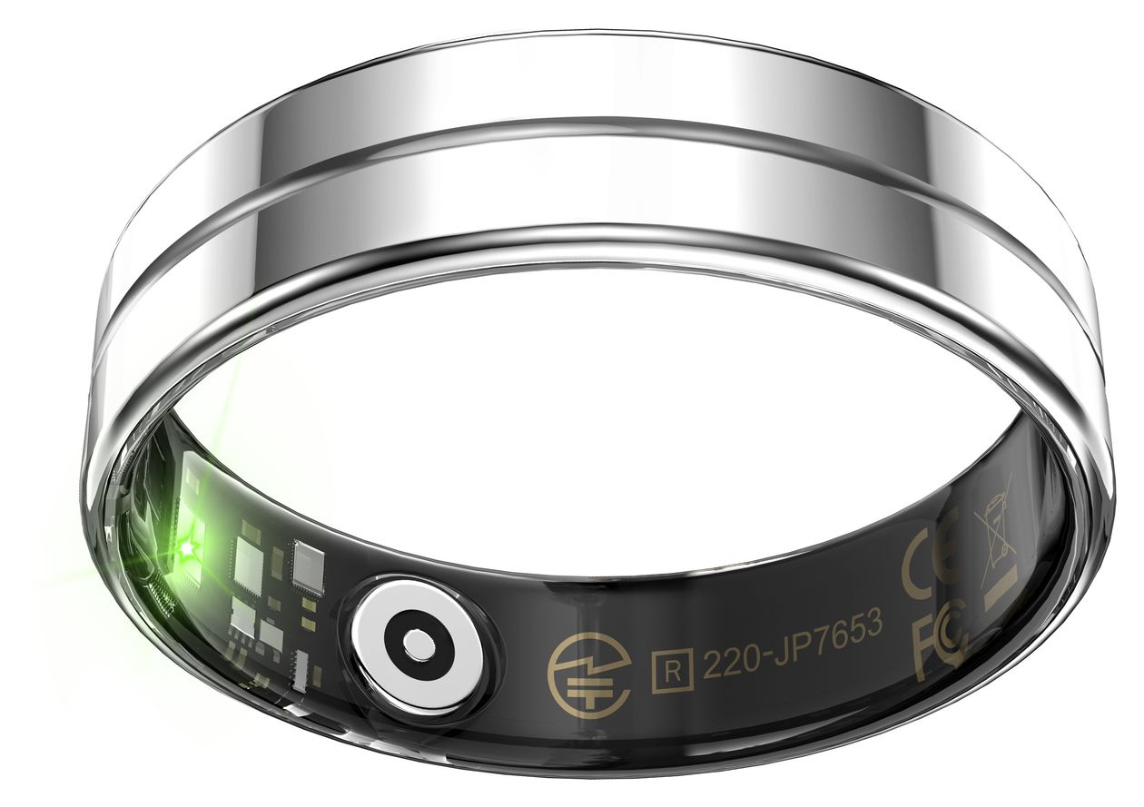 SR11 Smart Ring Größe 10  (Silber) 
