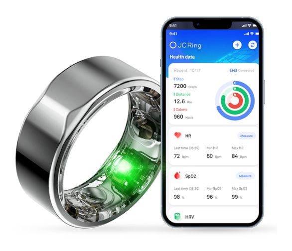 SR31 Smart Ring Größe 12  (Silber) 