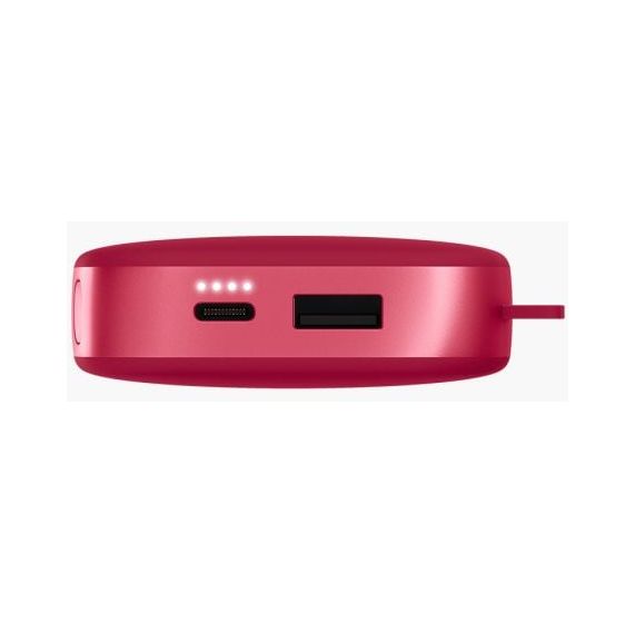 2PB12100BR 12000 mAh Powerbank USB Typ-C  (Beere, Rot) 