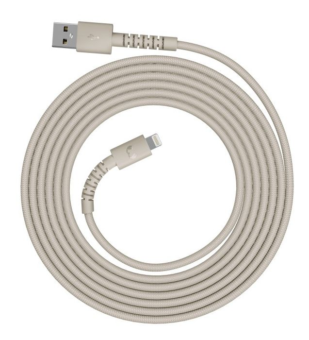 2ULC201SS Rundkabel Lightning auf USB A Männlich 2 m  (Beige) 