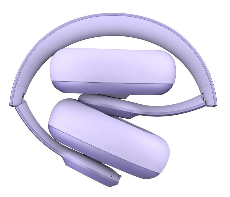 Clam Ace Over Ear Bluetooth Kopfhörer kabellos 60 h Laufzeit USB Typ-C  (Lila) 