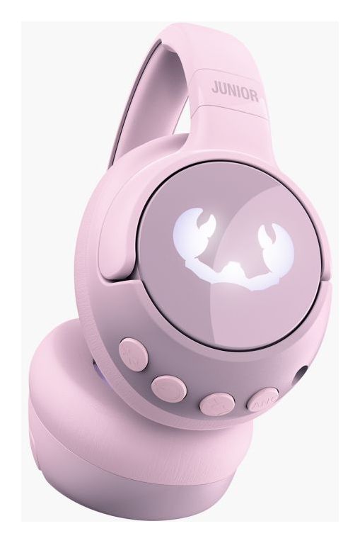Clam Junior Ohraufliegender Bluetooth Kopfhörer kabellos 60 h Laufzeit USB Typ-C  (Pink) 
