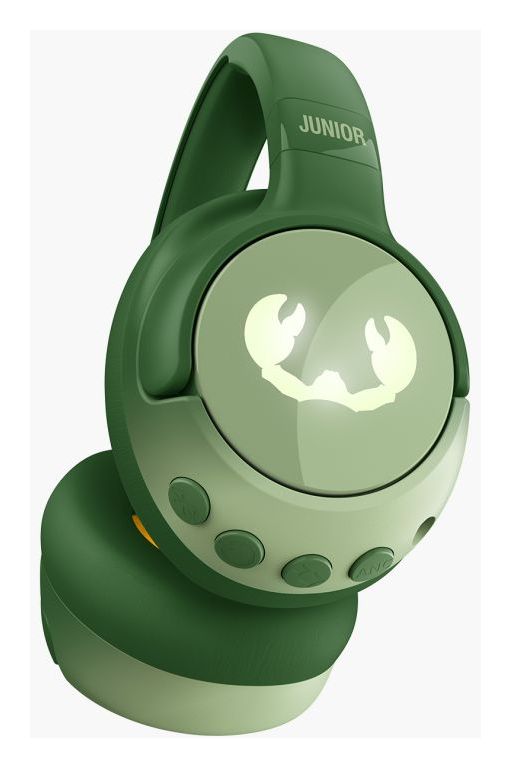 Clam Junior Ohraufliegender Bluetooth Kopfhörer kabellos 60 h Laufzeit USB Typ-C  (Grün) 