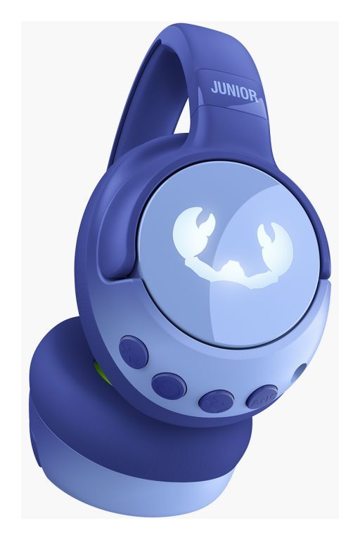 Clam Junior Ohraufliegender Bluetooth Kopfhörer kabellos 60 h Laufzeit USB Typ-C  (Blau) 