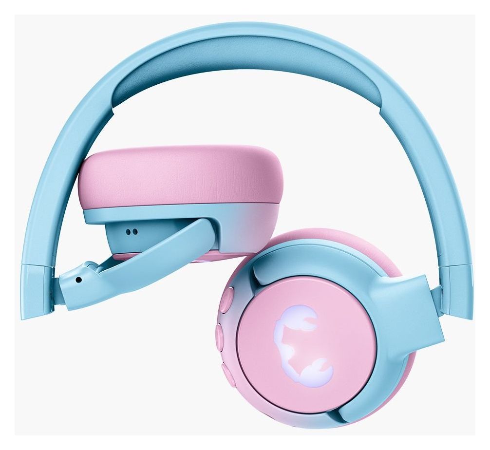Code Junior Ohraufliegender Bluetooth Kopfhörer kabellos 48 h Laufzeit USB Typ-C  (Blau, Pink) 