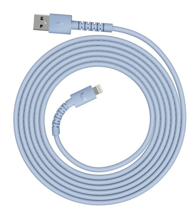 FlexWave Stecker Rundkabel Lightning auf USB A 2 m  (Vivid Blue) 