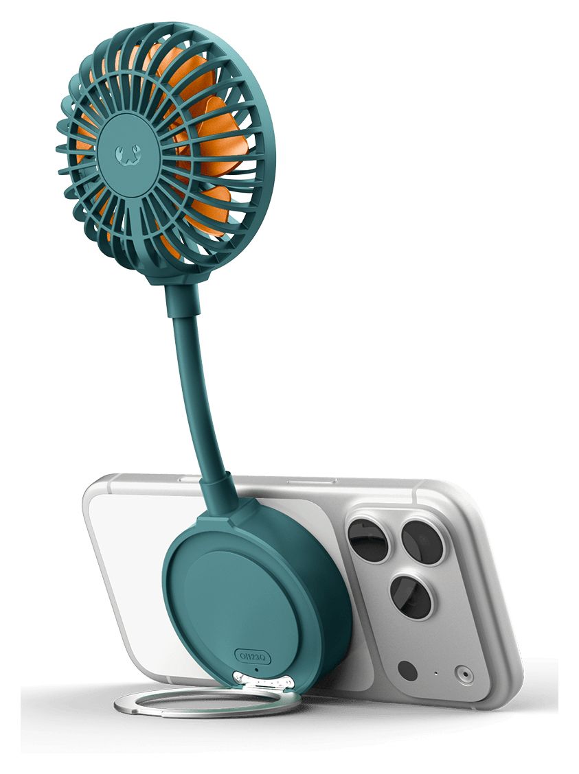 Magnetic Fan Handventilator  (Aqua-Farbe) 