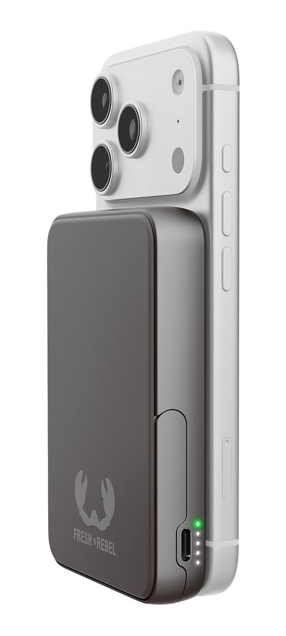 Magnetic Wireless 10000 mAh Powerbank USB Typ-C Kabelloses Laden  (Storm Grey) 
