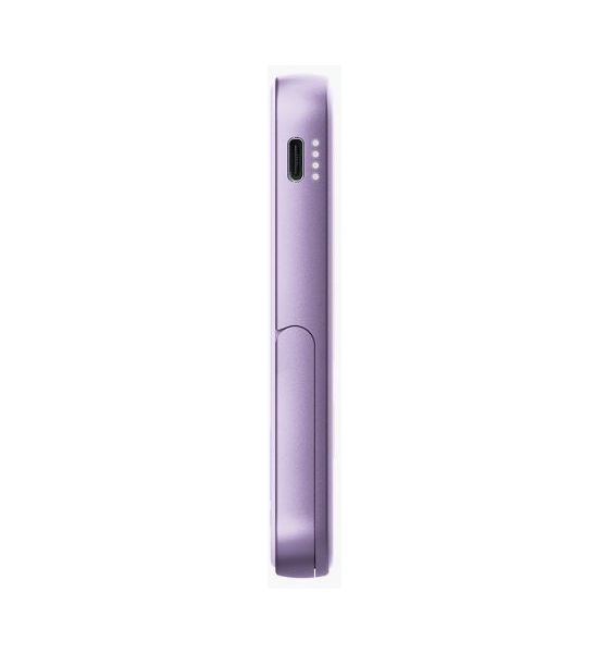 Wireless Magnetic 5000 mAh Powerbank USB Typ-C Kabelloses Laden  (Lila) 