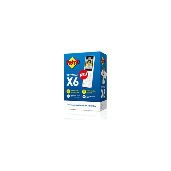 FRITZ!Fon X6 DECT-Telefon  (Weiß) 
