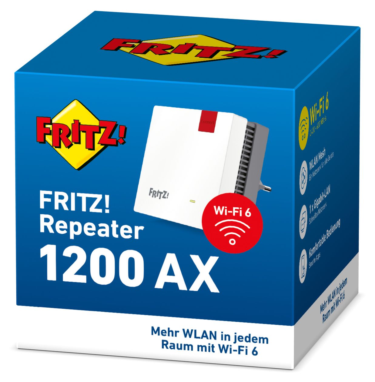 FRITZ!Repeater 1200AX WiFi 6 3000 Mbit/s 