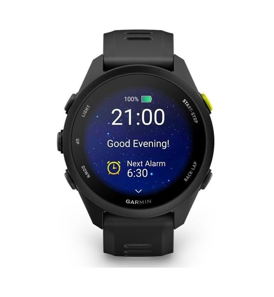 Forerunner 70 Digital 30 mm Smartwatch Rund  (Schwarz) 