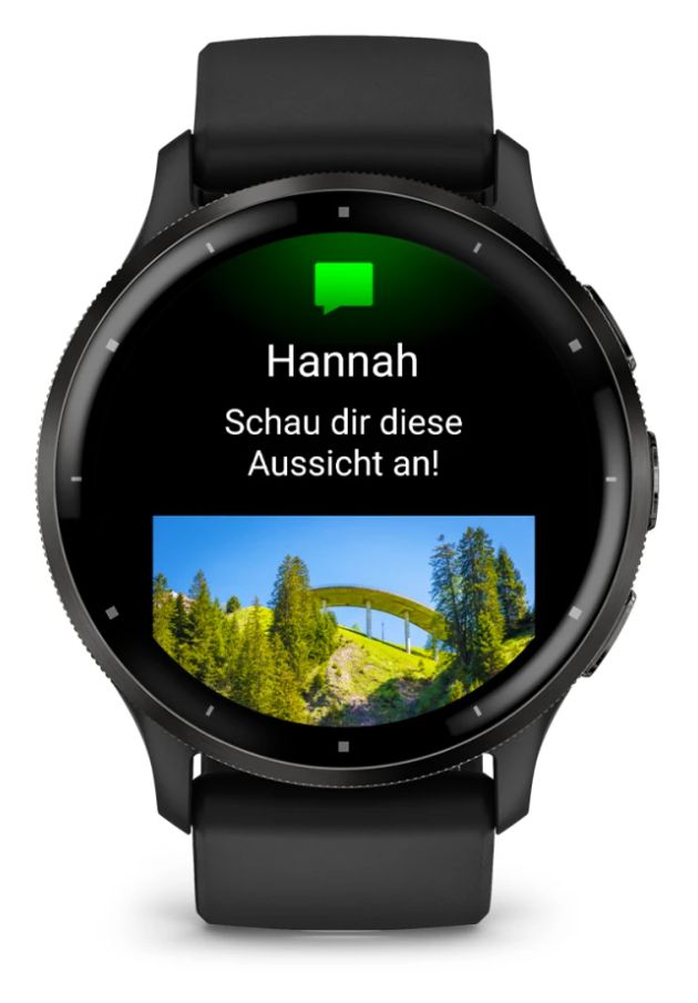 Venu 3 Digital 45 mm Smartwatch Rund  (Schwarz) 