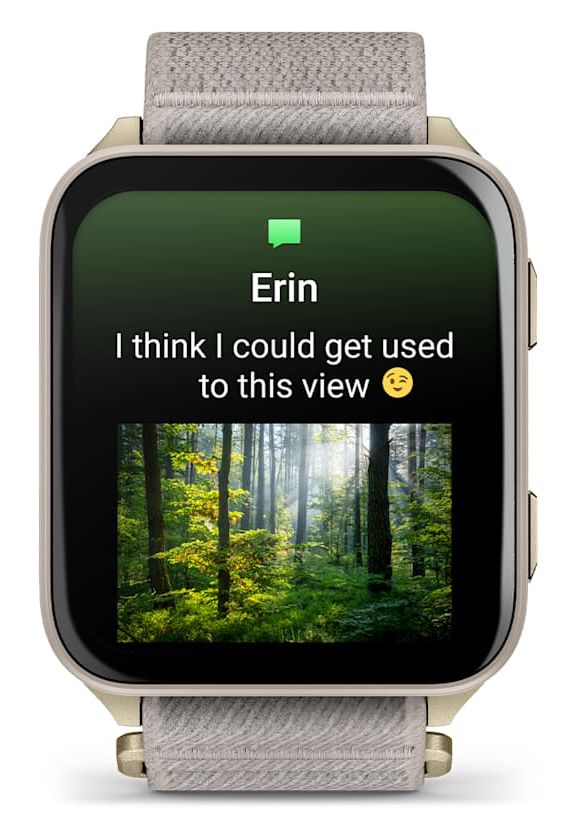 Venu X1 Digital Smartwatch Rechteckig 264 h  (Gold, Titan) 