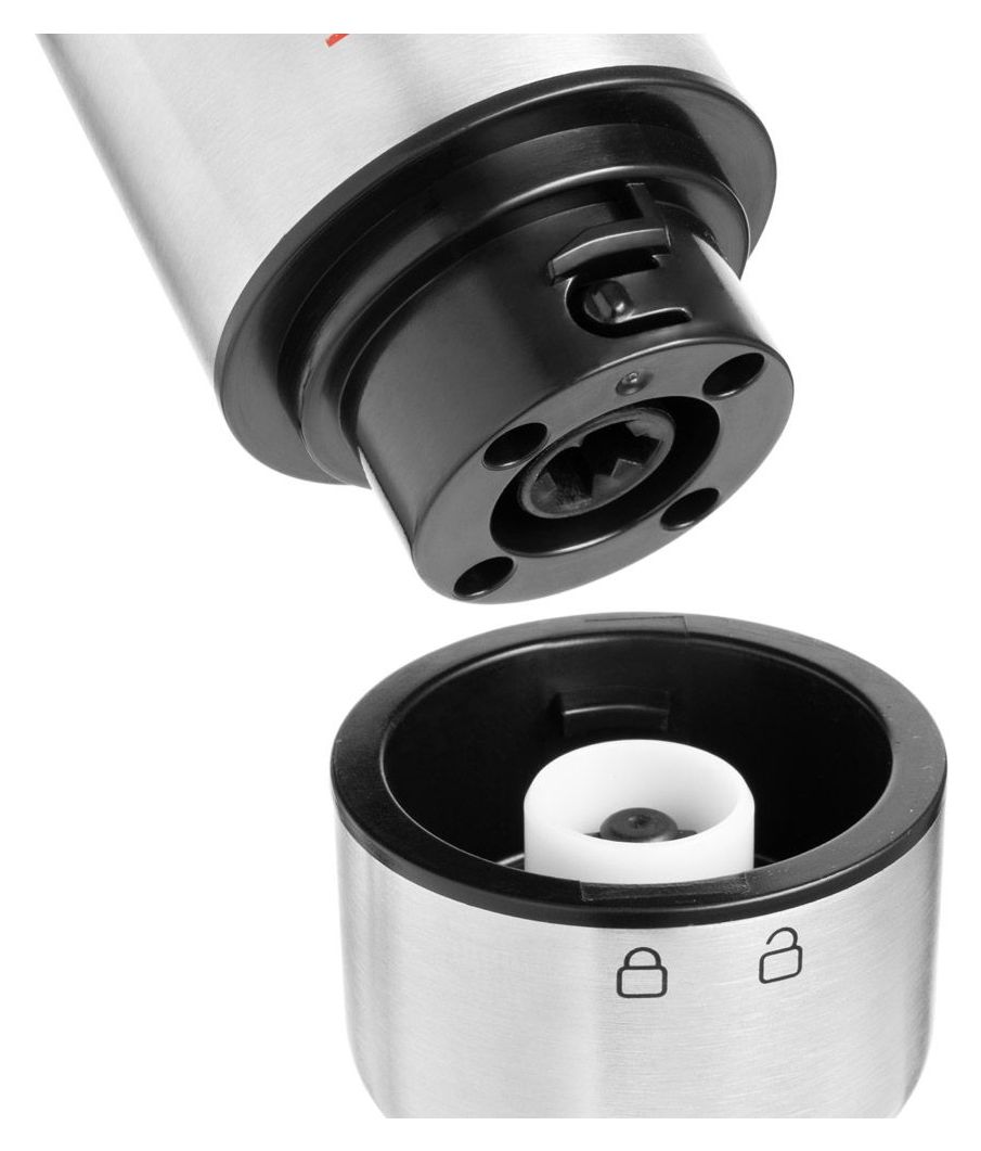 40972 Design Power Stabmixer Set 5-in-1 Stabmixer 1200 W 20 Stufen  (Schwarz, Edelstahl) 