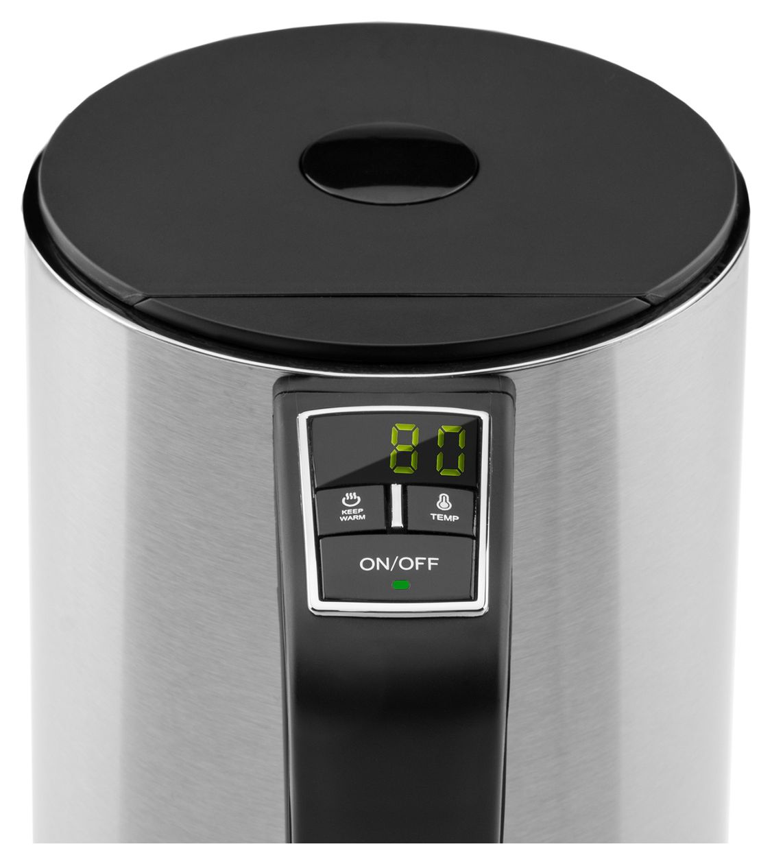 42436 Design 1,5 l Wasserkocher 2200 W  (Schwarz, Edelstahl) 