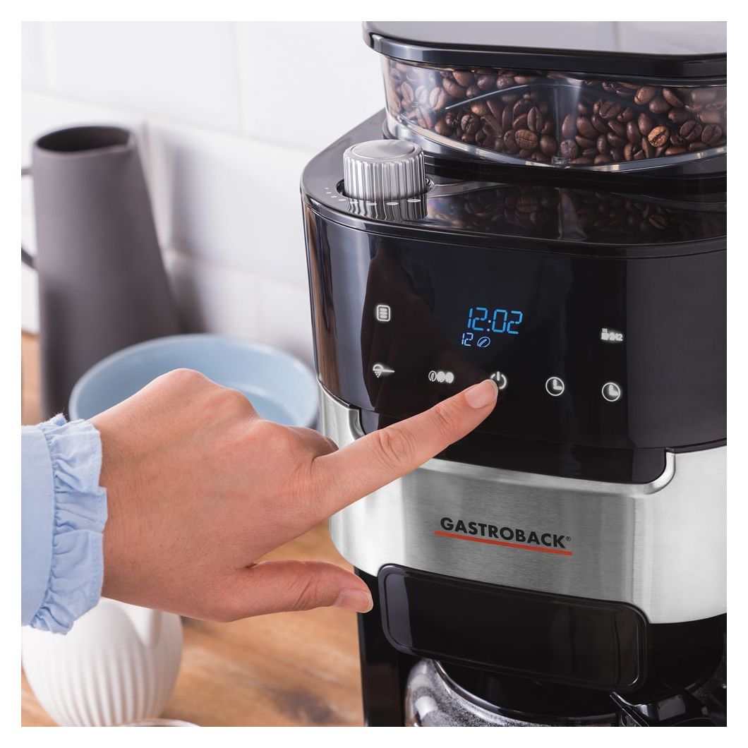 42711 Grind&Brew Pro 12 Tassen Filterkaffeemaschine 1,5 l  (Schwarz, Edelstahl) 