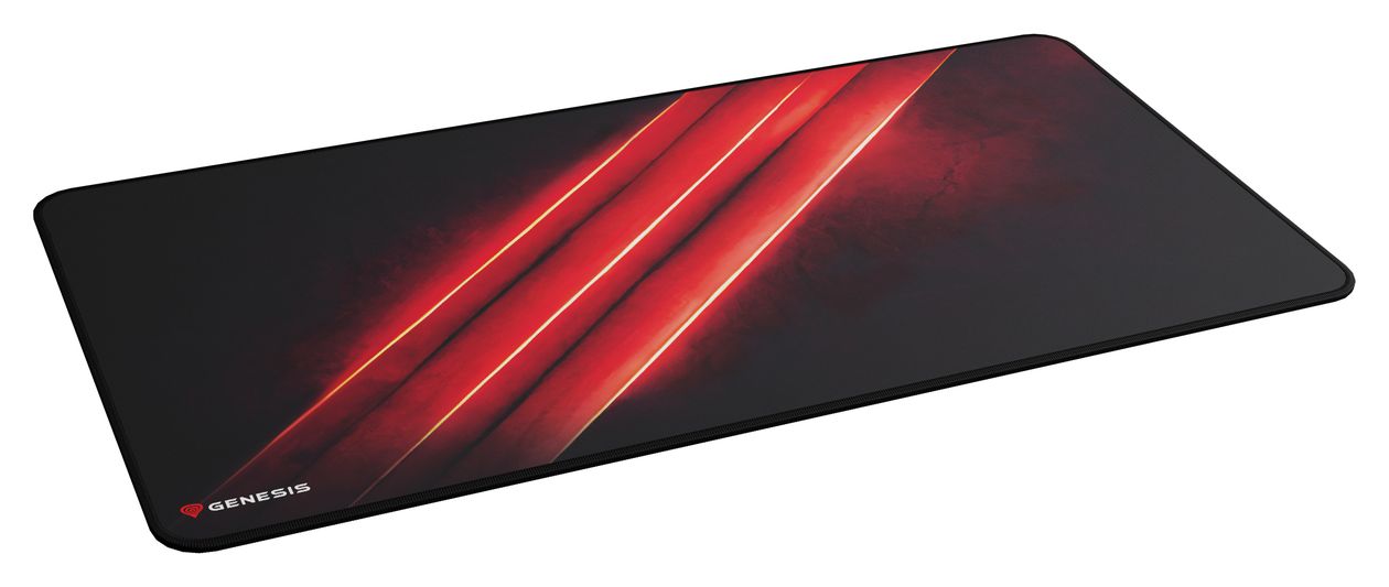 Carbon 500 Maxi Flash G2 Mauspad  (Schwarz, Rot) 