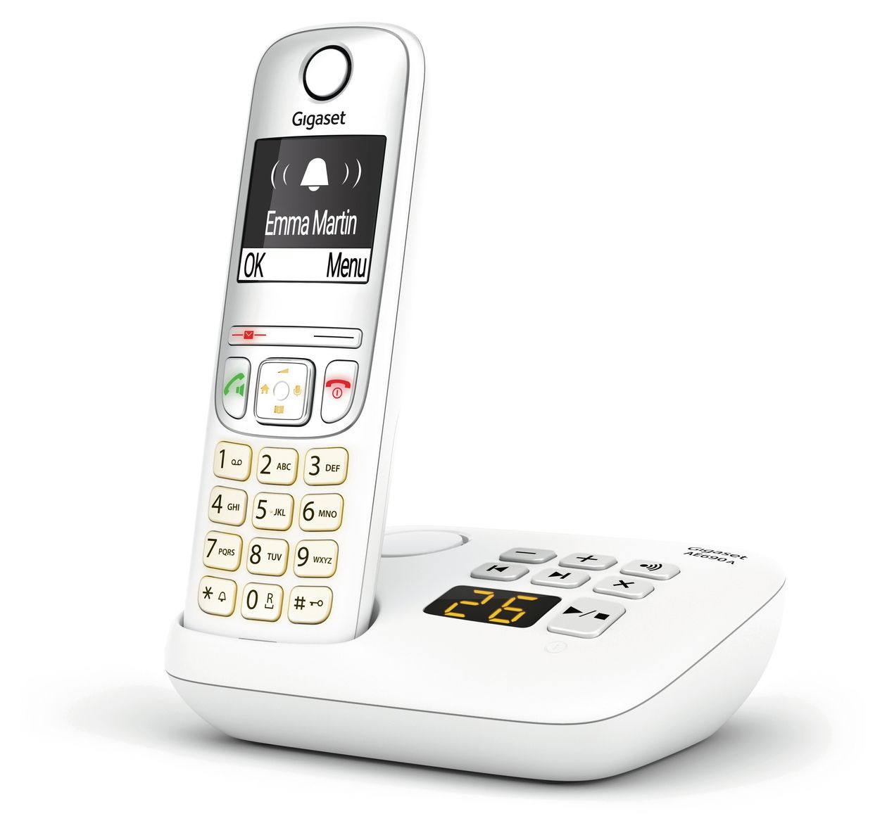 AE690A Analoges/DECT-Telefon  (Weiß) 