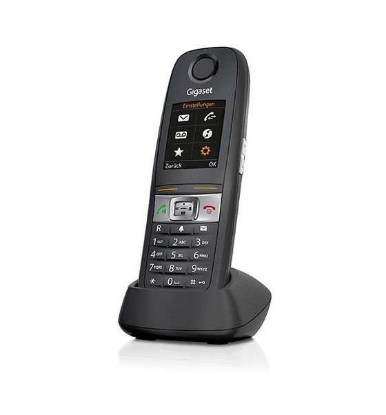 E630HX Universal-Mobilteil TFT-Farbdisplay Freisprechen DECT-Telefon-Mobilteil  (Schwarz) 