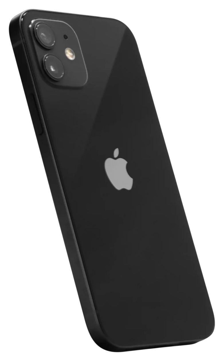 Apple iPhone 12 refurbished 64 GB 5G Smartphone 15,5 cm (6.1 Zoll) IOS 12 MP Dual Kamera Dual Sim  (Schwarz) 
