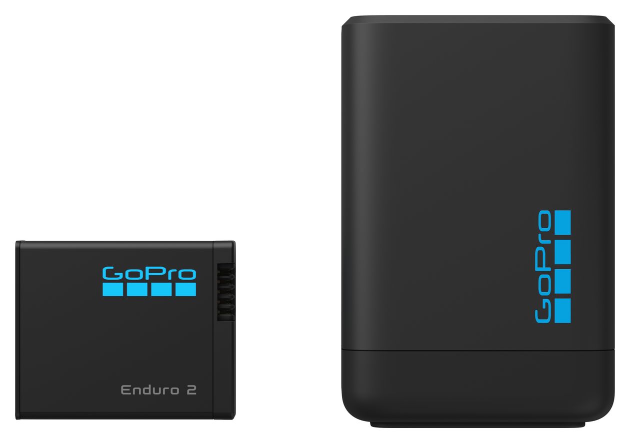 Dual Battery Charger + Enduro 2 Battery (MISSION 1 Series + HERO13 Black) 