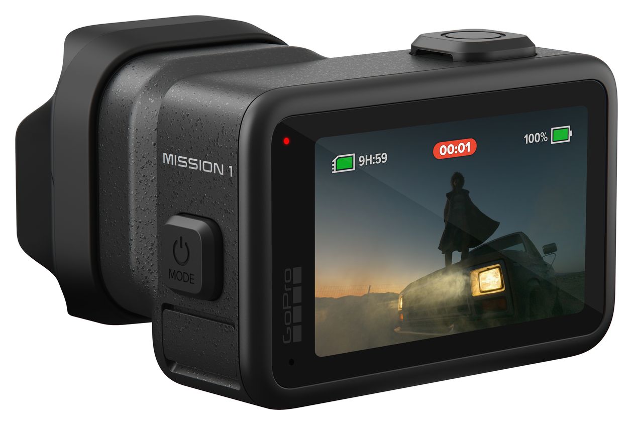 Mission 1 Aktion Kamera 50 MP  (Schwarz) 
