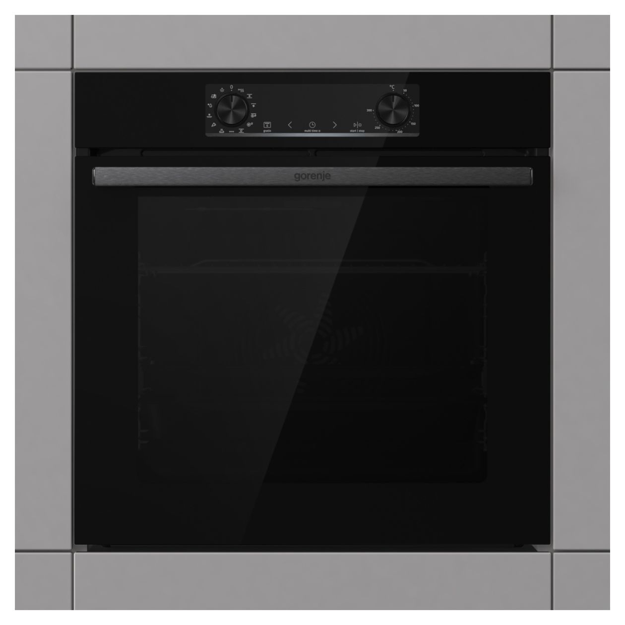 BOS6737E13BG Einbaubackofen maxi Dampfgaren 