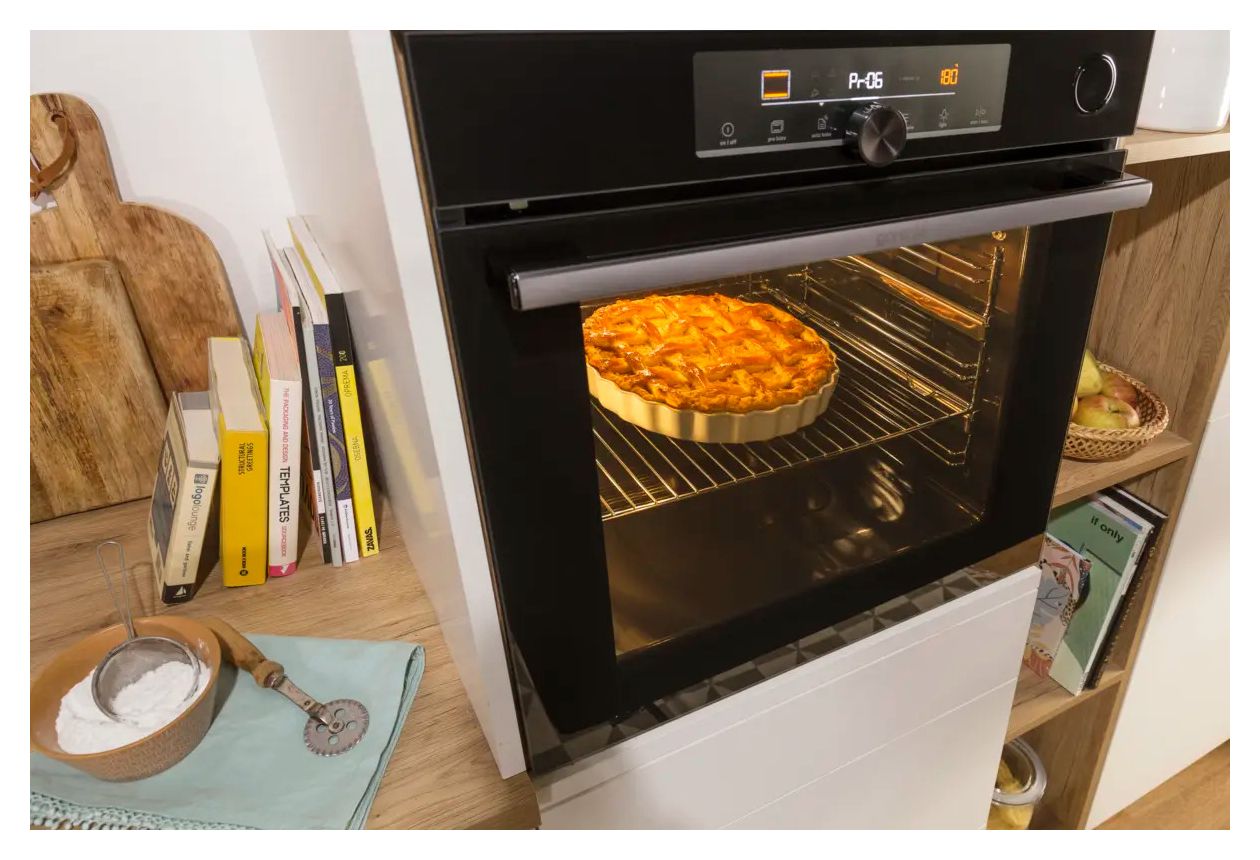 BPS6737E14X Einbaubackofen maxi Dampfgaren AutoClean (Edelstahl) 