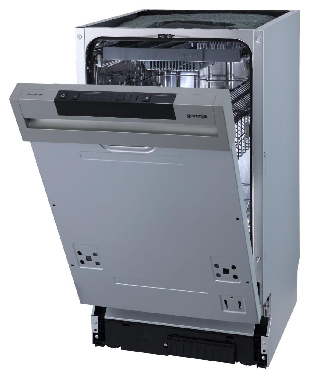 GI561D10SEB 45 cm Geschirrspüler teilintegriert (ohne Front) Leise 11 Maßgedecke aquaStop Funktion 