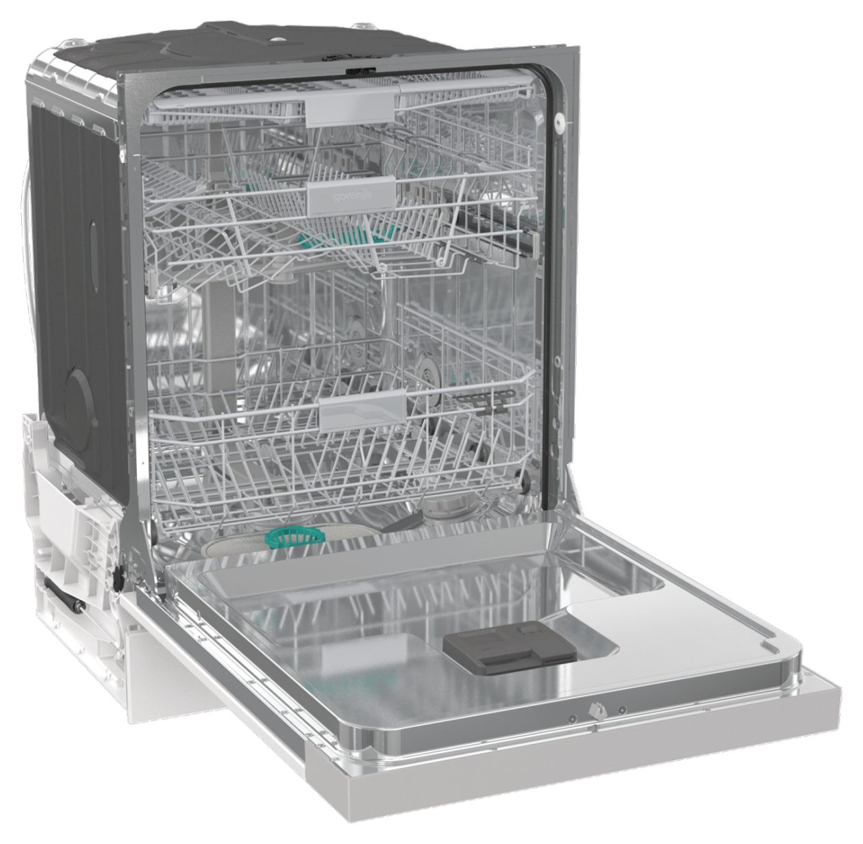 GI673C60X 60 cm Geschirrspüler teilintegriert (ohne Front) Sehr leise 16 Maßgedecke aquaStop Funktion 