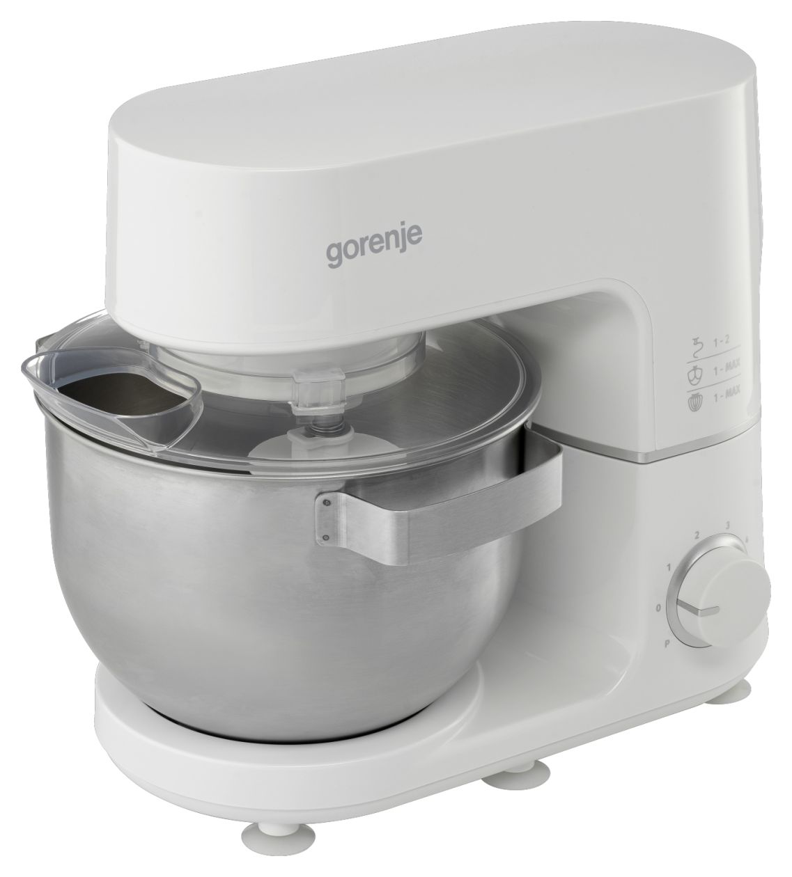 MMC800CW Küchenmaschine 5 l Standmixer 6 Stufen 800 W  (Weiß) 