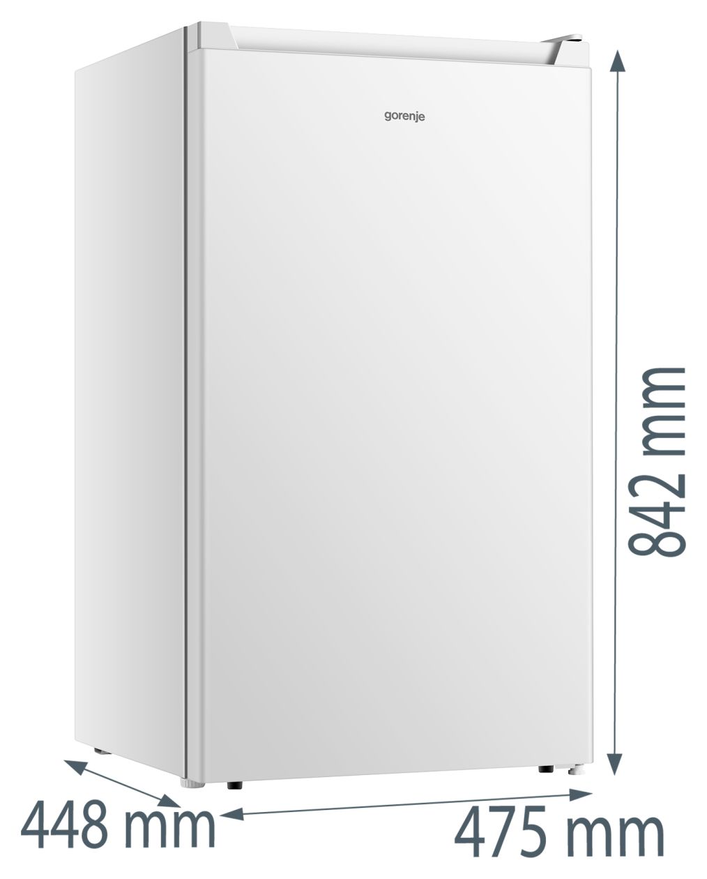 R39EPW4 92 l / 92 l Tischkühlschrank EEK: E 85 kWh Jahr  (Weiß) 